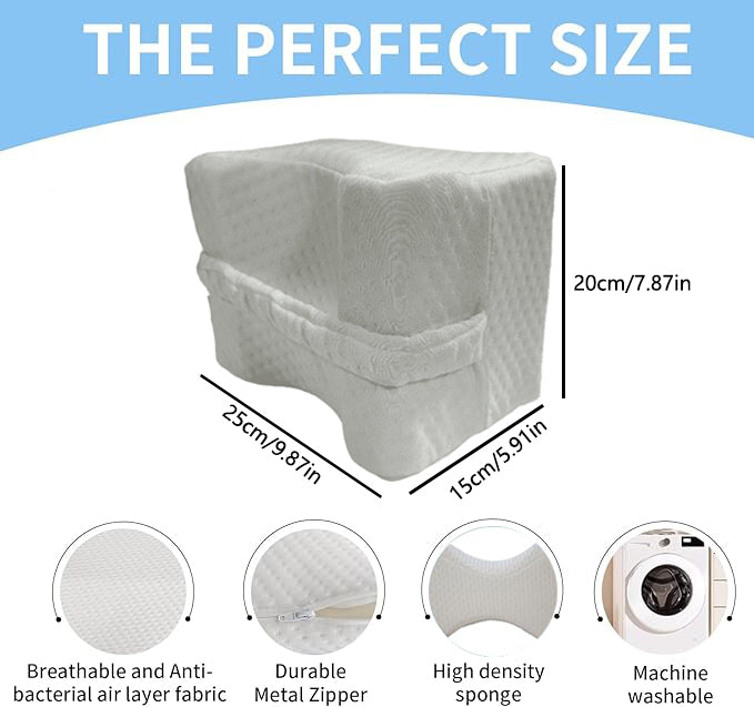 SpineAlign™ Orthopedic Memory Foam Knee Pillow